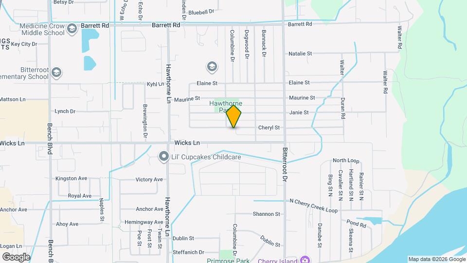 1412 Cheryl St Mapa y Detalles de la Ubicación