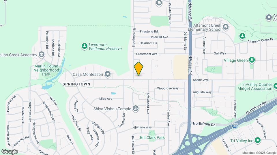 5376 Scenic Ave Map and Location Details