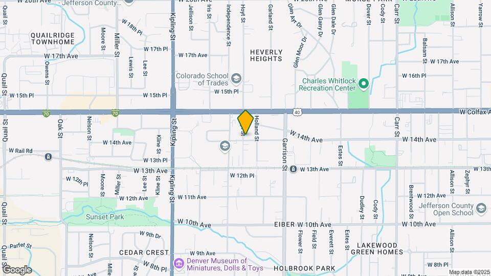 1400 Hoyt St Map and Location Details