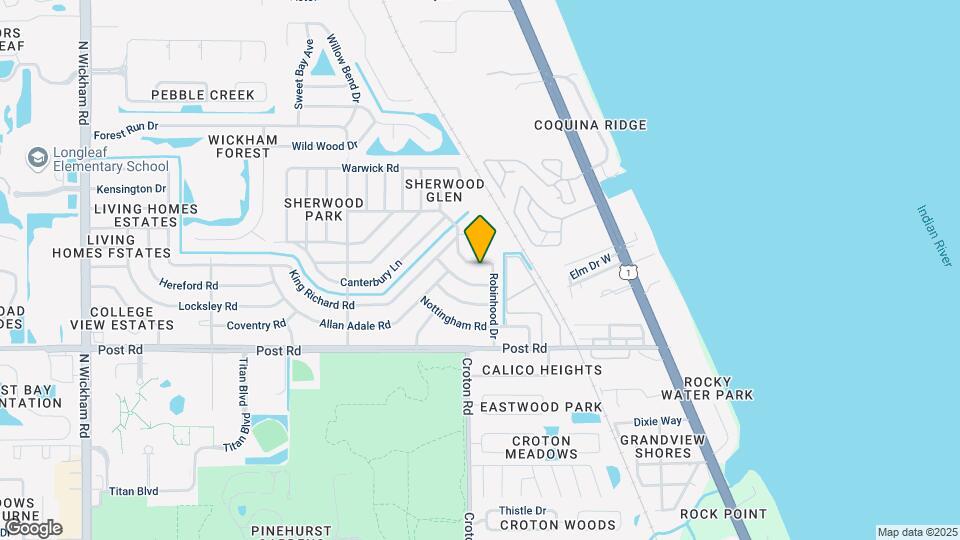 2033 Robinhood Dr Mapa y Detalles de la Ubicación