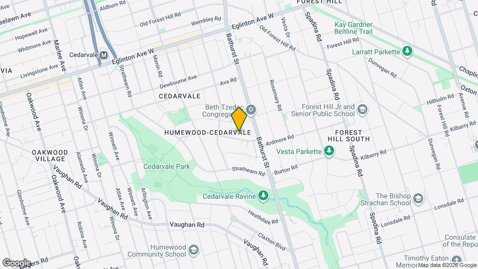 8 Markdale Ave Map and Location Details