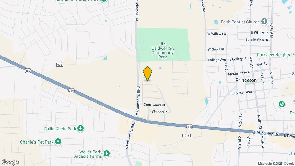 513 Creekside Dr Map and Location Details