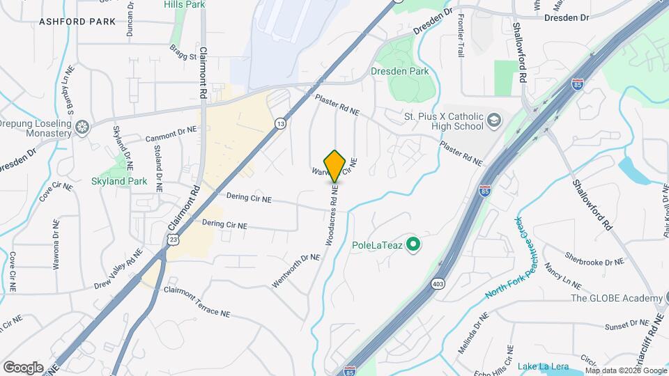 2565 Woodacres Rd NE Map and Location Details