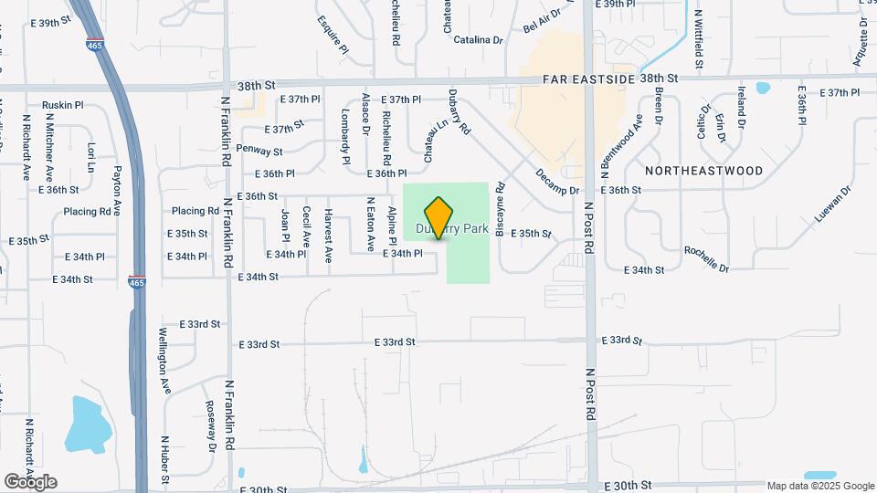 8532 E 34th Pl Mapa y Detalles de la Ubicación