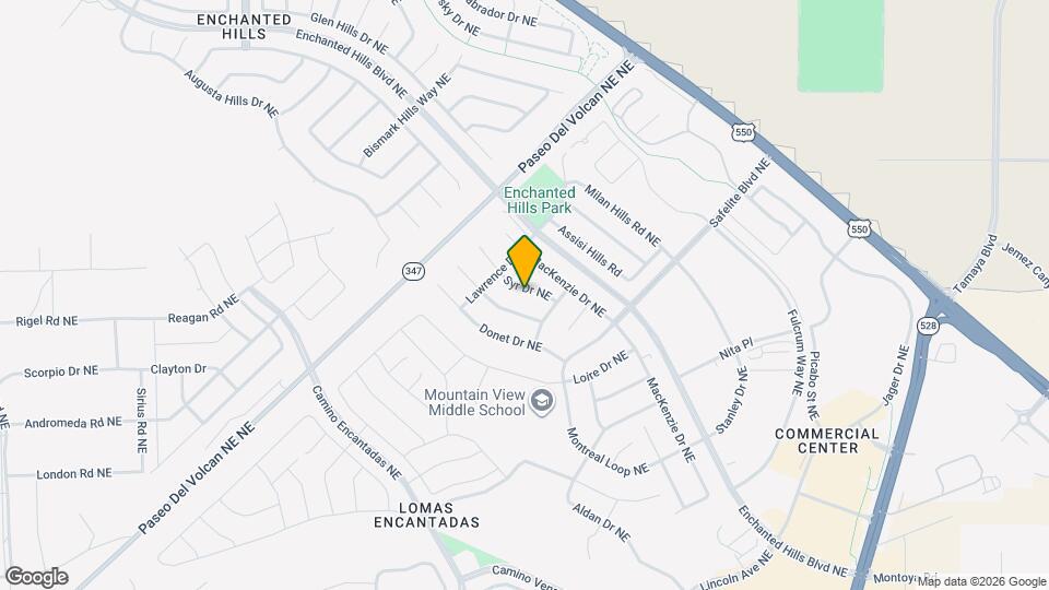 7316 Syr Dr NE Map and Location Details