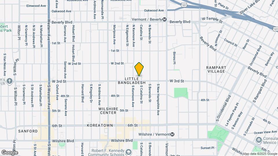 255 S Catalina St Map and Location Details