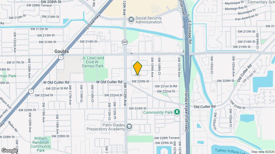 11000 SW 219th St Map and Location Details