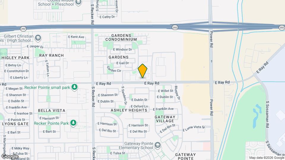 1575 S Jacana Ln Map and Location Details