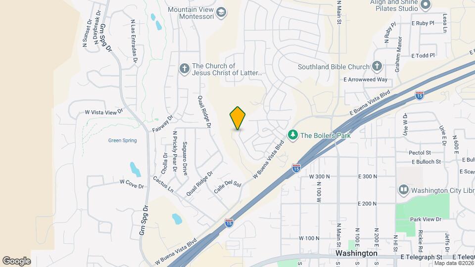 521 N Creek Ridge Dr Mapa y Detalles de la Ubicación