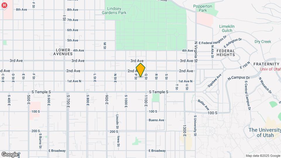 967 E 1st Ave Map and Location Details