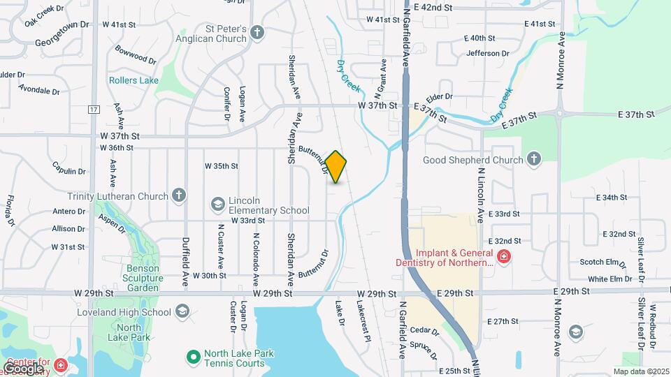 3416 Butternut Dr Map and Location Details