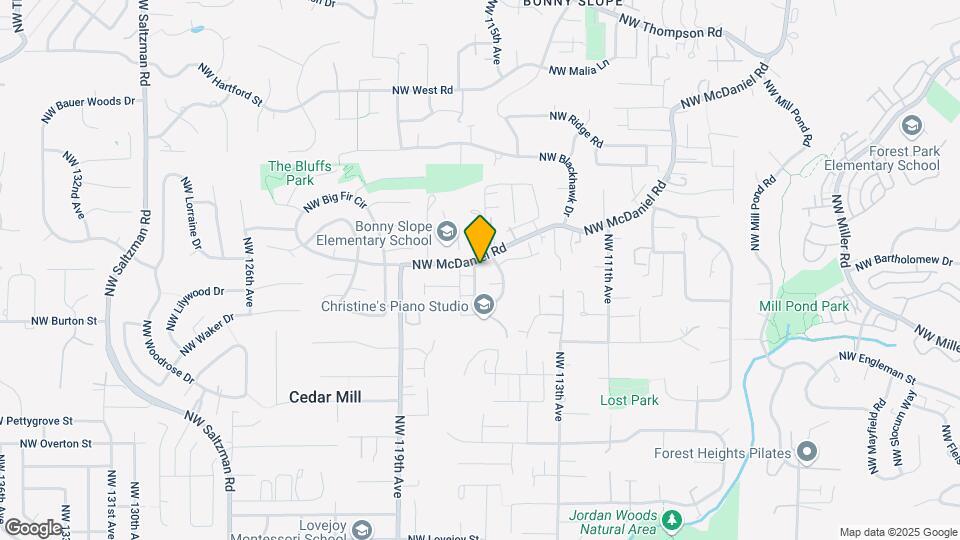 2574 NW Parnell Terrace Map and Location Details