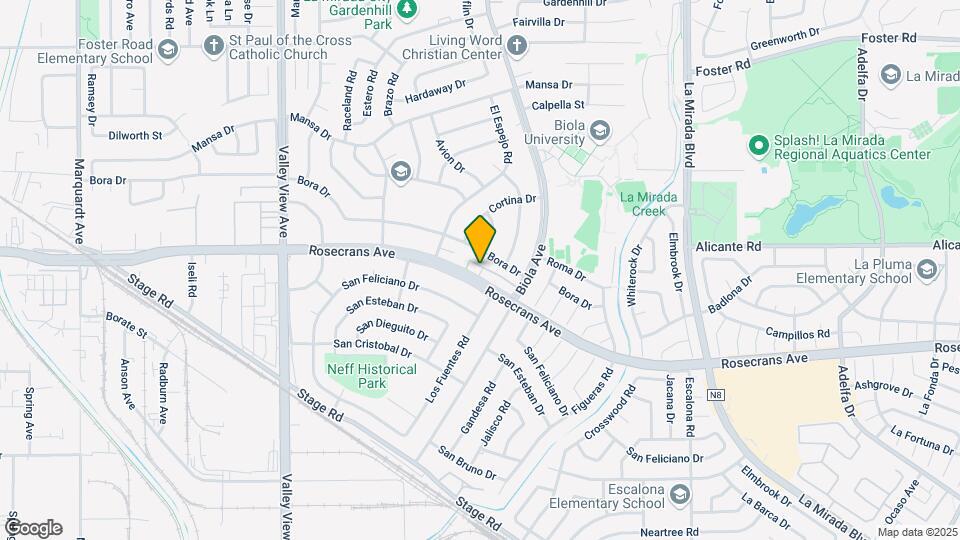 14603 Rosecrans Ave Map and Location Details