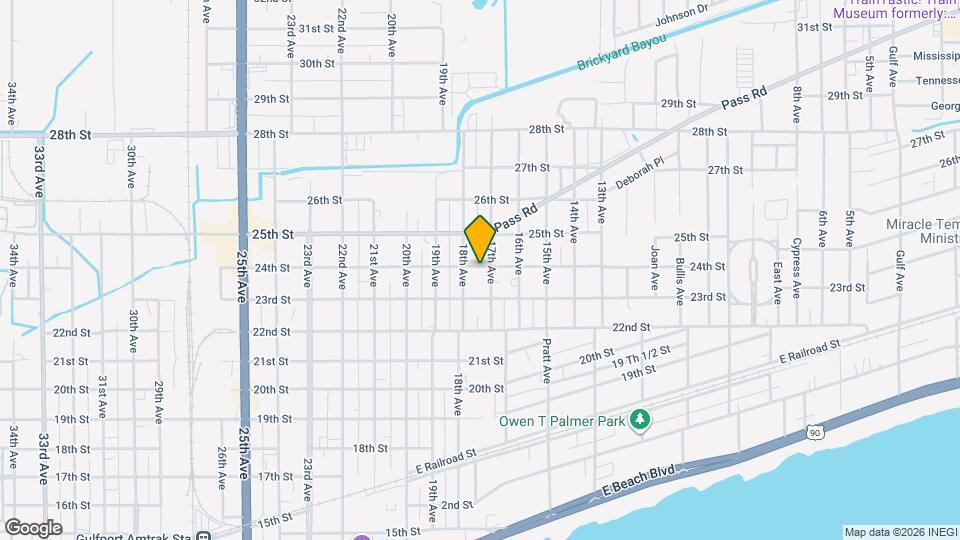 1709 24th St Map and Location Details