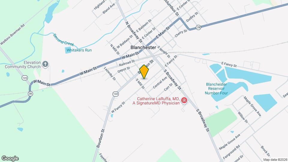 144 W Fancy St Map and Location Details