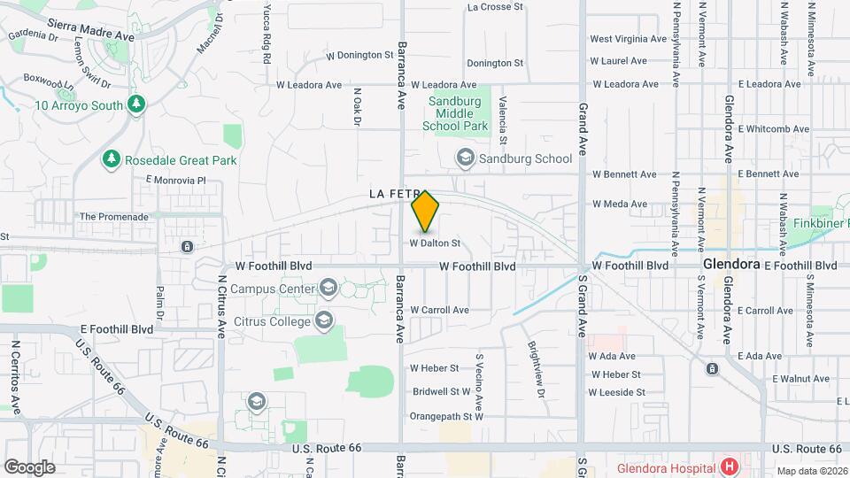 138 N Marcile Ave Map and Location Details