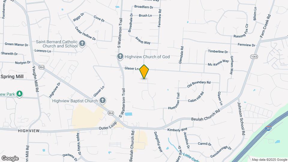 8015 Schroering Dr Map and Location Details