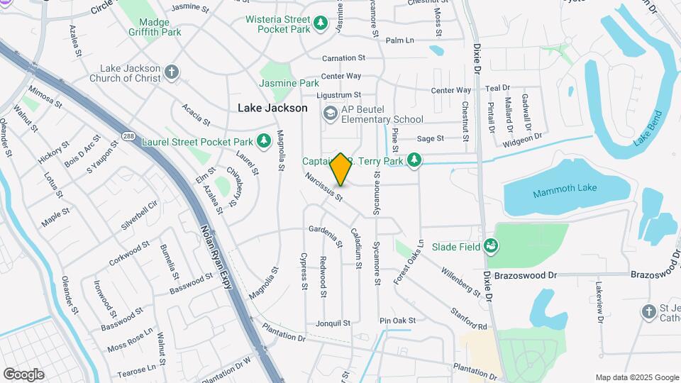 303 Narcissus St Map and Location Details