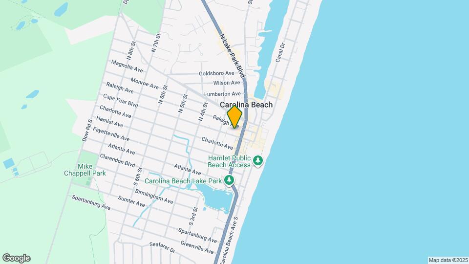 204 Cape Fear Blvd Map and Location Details