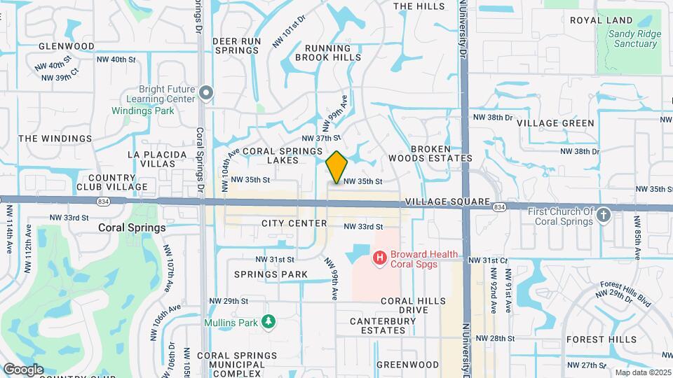 9870 NW 35th St Map and Location Details