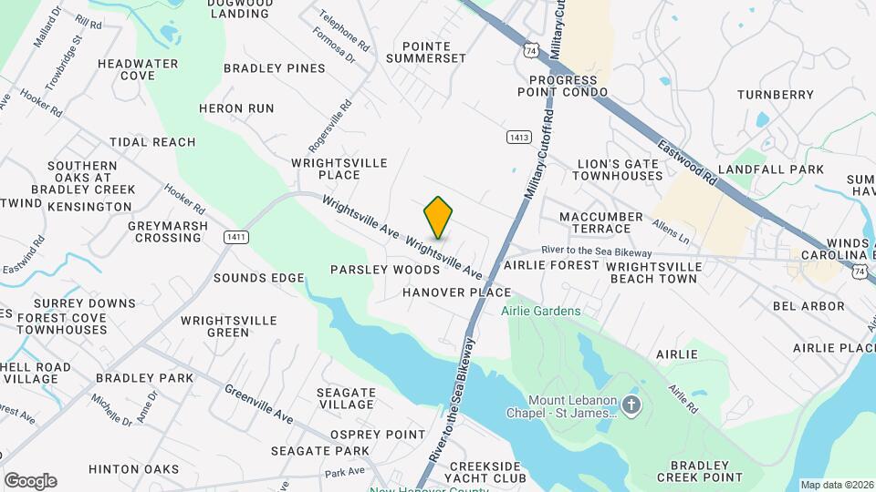 6279 Wrightsville Ave Map and Location Details