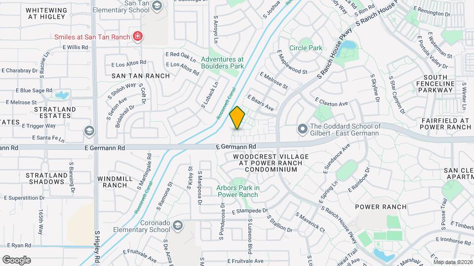 3774 E Santa Fe Ln Mapa y Detalles de la Ubicación