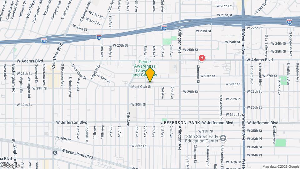 3415 Mont Clair St Mapa y Detalles de la Ubicación