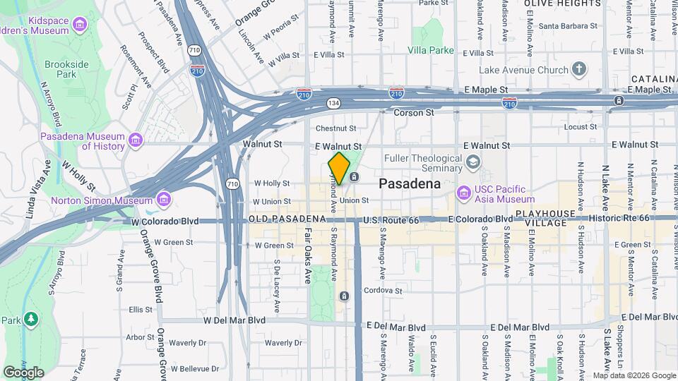 80 N Raymond Ave Mapa y Detalles de la Ubicación