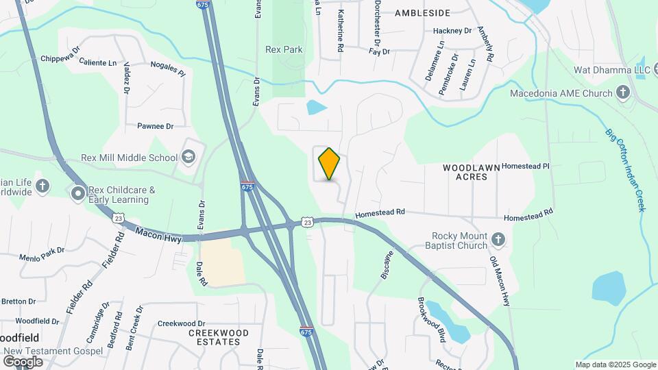 6373 Ellenwood Dr Map and Location Details