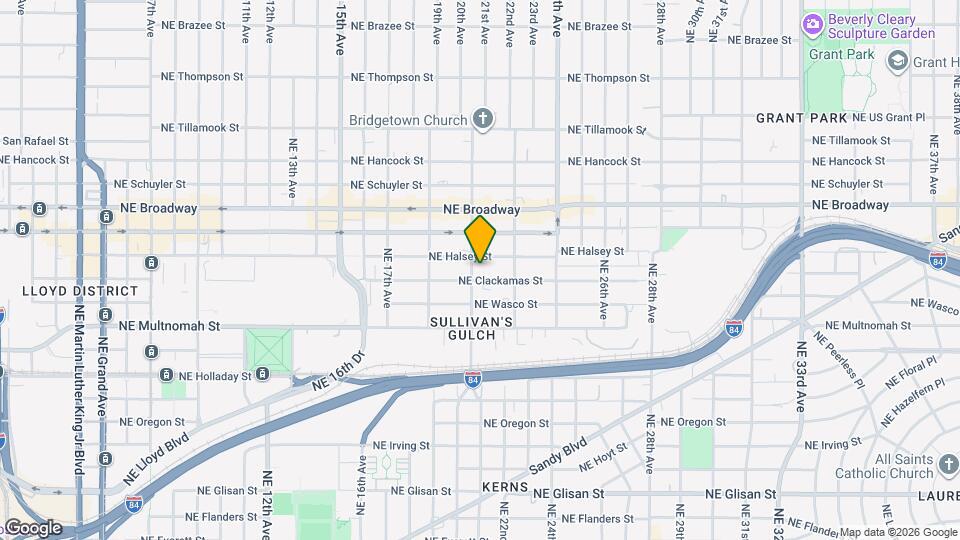 1436 NE 21st Ave Map and Location Details