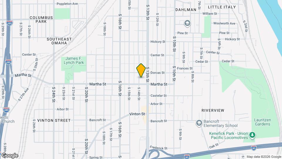 2219 S 14th St Map and Location Details