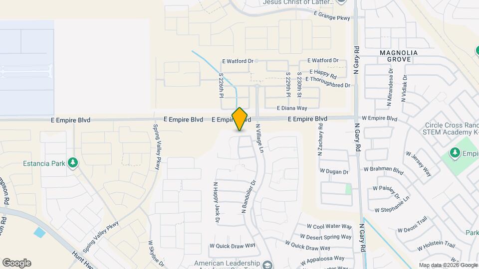 2382 W Chinook Dr Map and Location Details