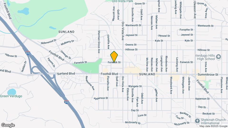 8446 Fenwick St Map and Location Details