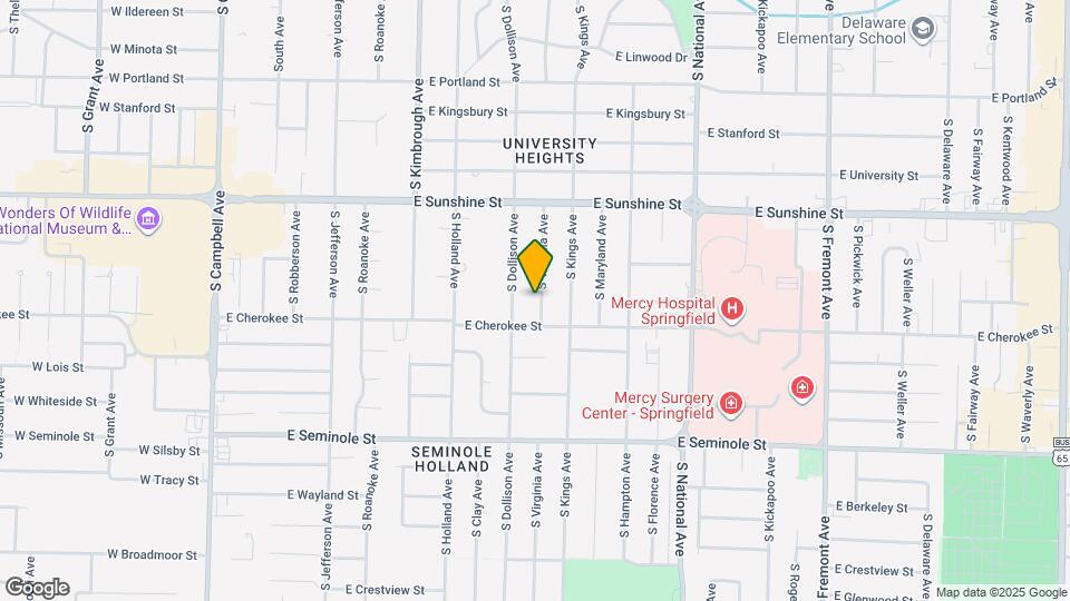 1951 S Virginia Ave Map and Location Details