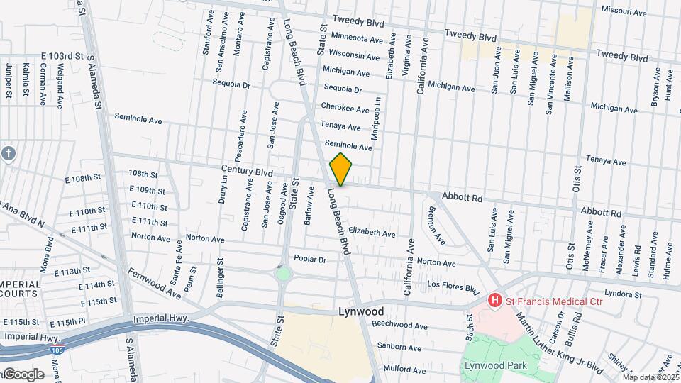 10720 Long Beach Blvd Map and Location Details