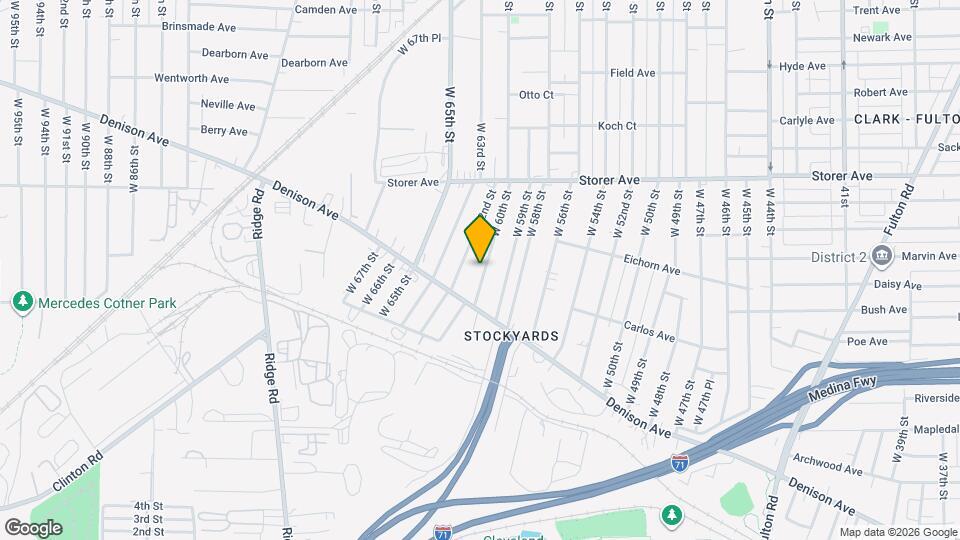 3484 W 60th St Map and Location Details