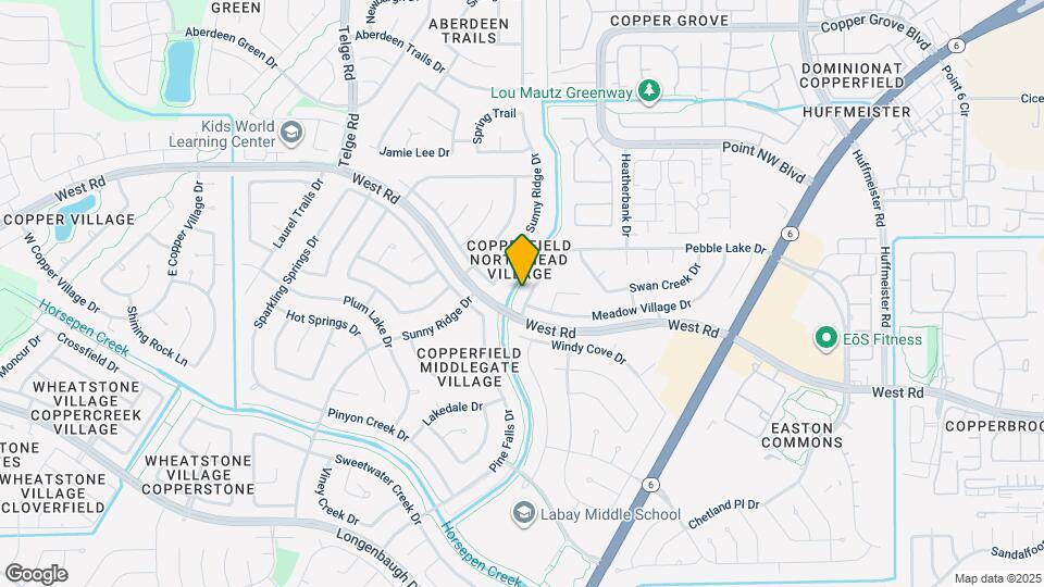15658 Pebble Lake Dr Map and Location Details