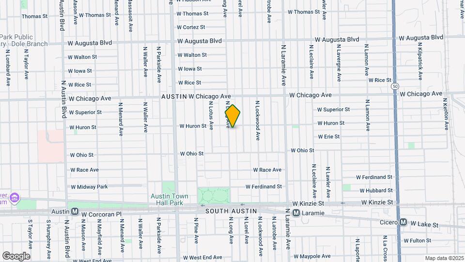 651 N Long Ave Map and Location Details