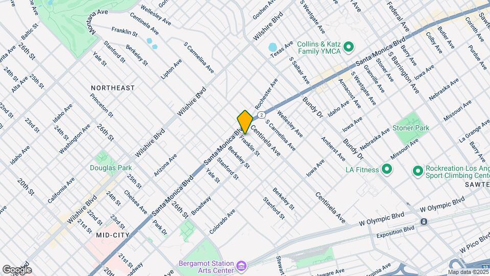 1419 Franklin St Map and Location Details