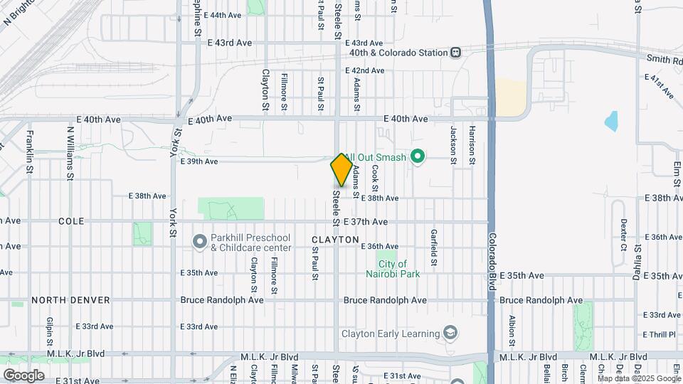 3808 Steele St Map and Location Details