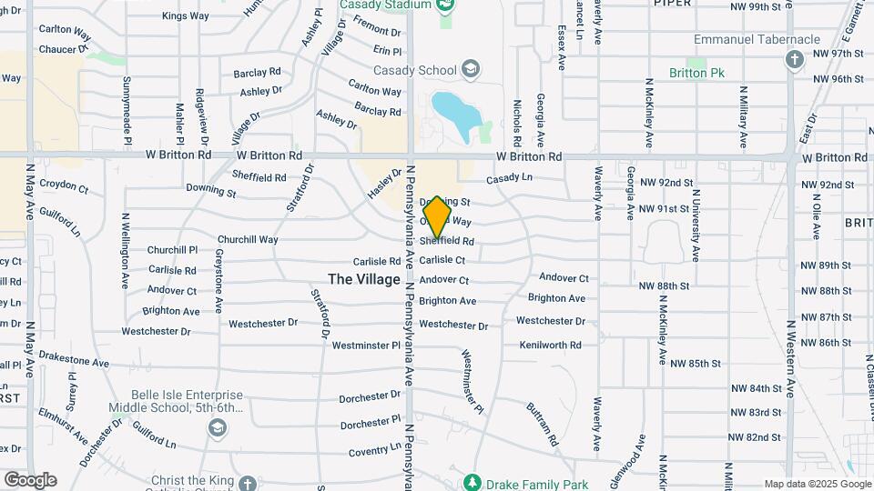 1620 Sheffield Rd Map and Location Details