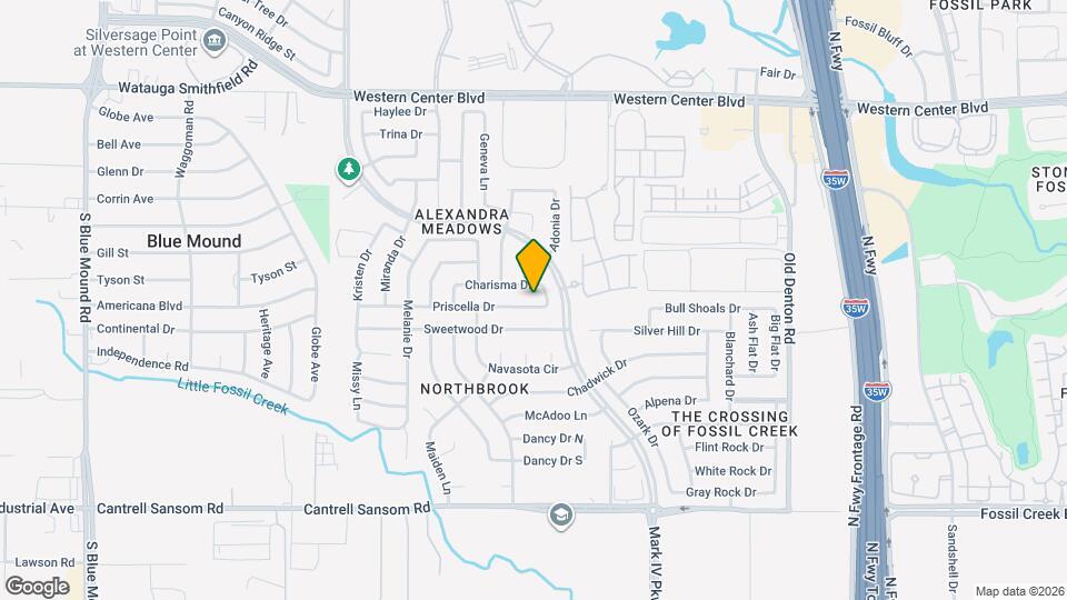 2505 Priscella Dr Map and Location Details