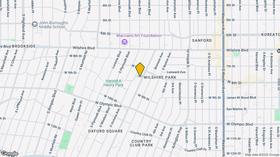 837 Crenshaw Blvd Map and Location Details