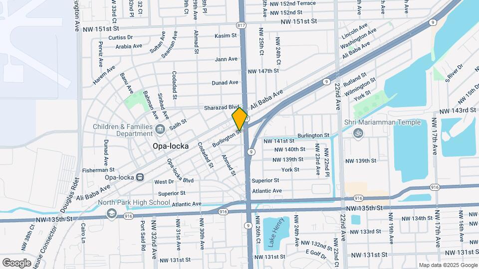 1280 Burlington St Map and Location Details