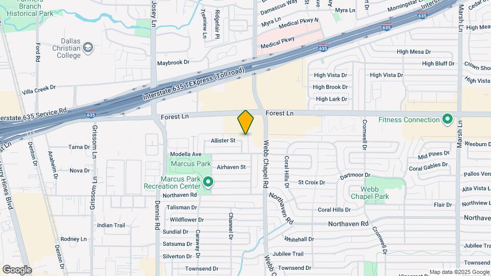 3035 Allister St Map and Location Details