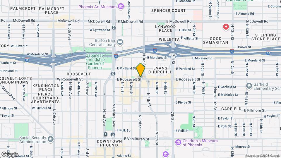290 E Roosevelt St Map and Location Details