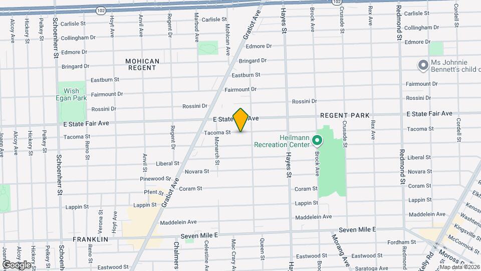 14800 Tacoma St Mapa y Detalles de la Ubicación