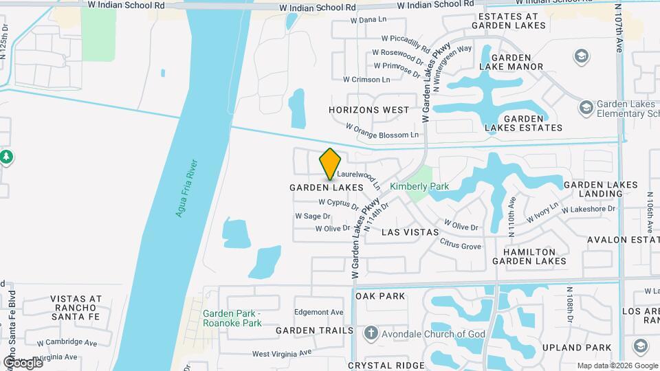 11532 W Clover Way Map and Location Details