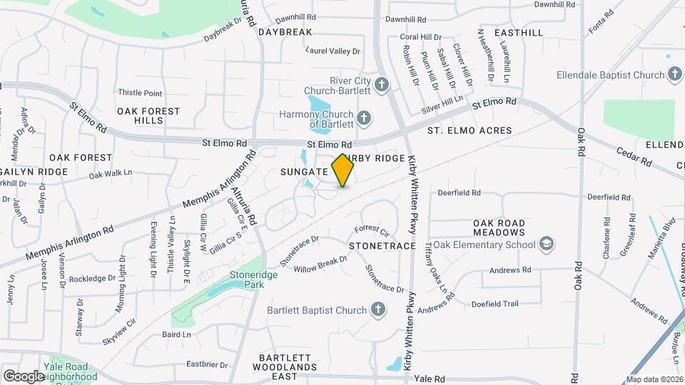 3650 Dawnridge Cove Map and Location Details