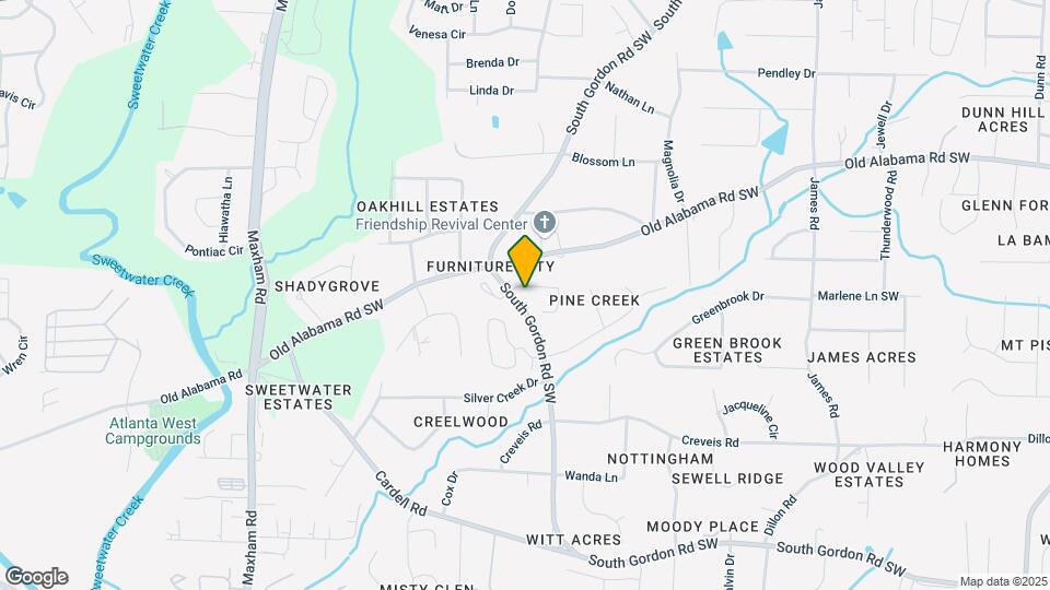 1881 Carisbrook Pl SW Map and Location Details